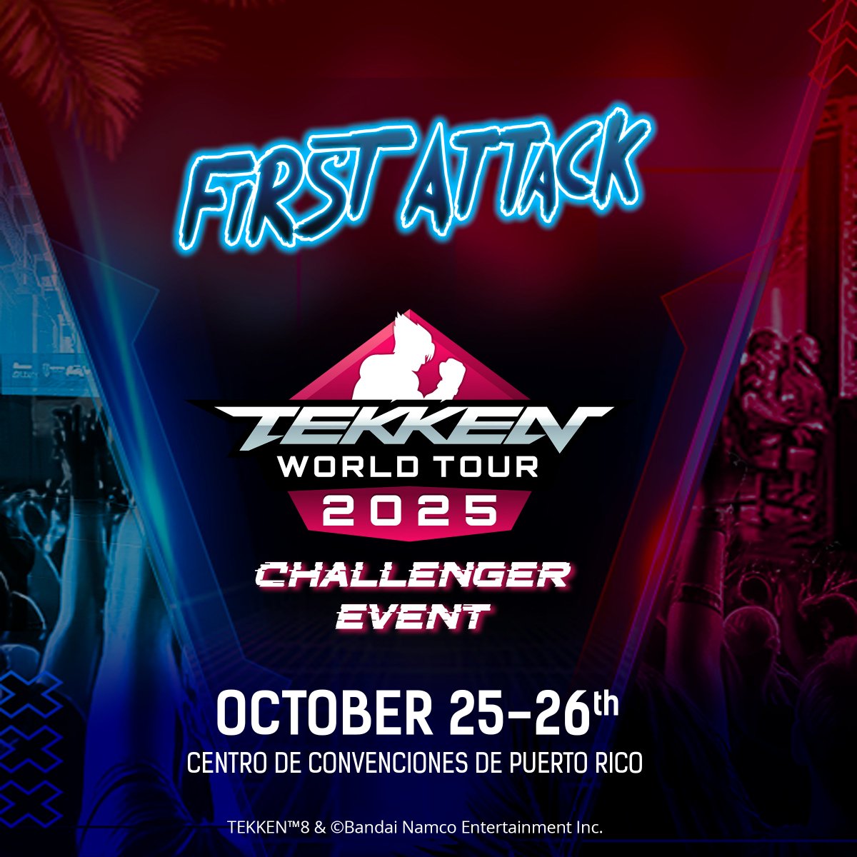 ¿Listo para demostrar? 💥

En #FA2025 podrás venir a demostrar toda tu habilidad en #Tekken8 en un evento oficial del Tekken World Tour 🏆

Registrate YA 🔽
firstattackpr.org