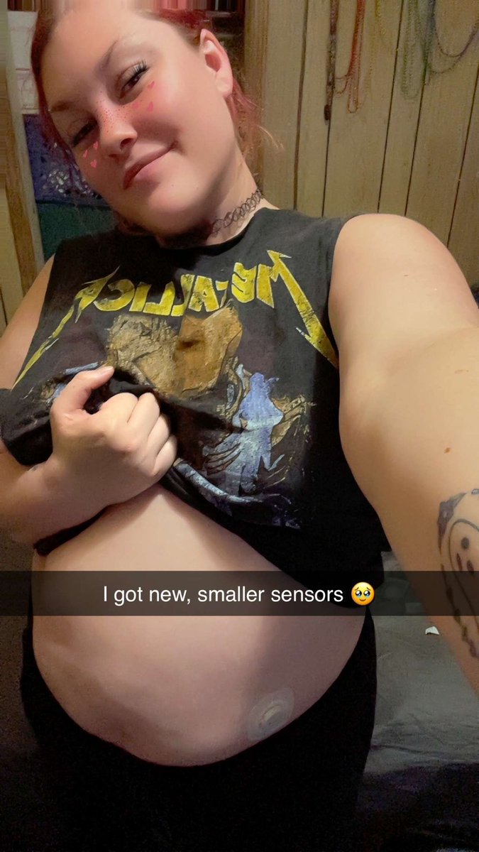 Making more positive changes for better care of my diabetes 🫶🏻 my new sensors are so small and cute 🥰