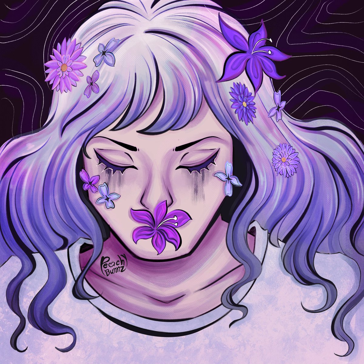 peachybunnz_'s tweet image. St Trina 💜🌌

#eldenring
#EldenRingFanart