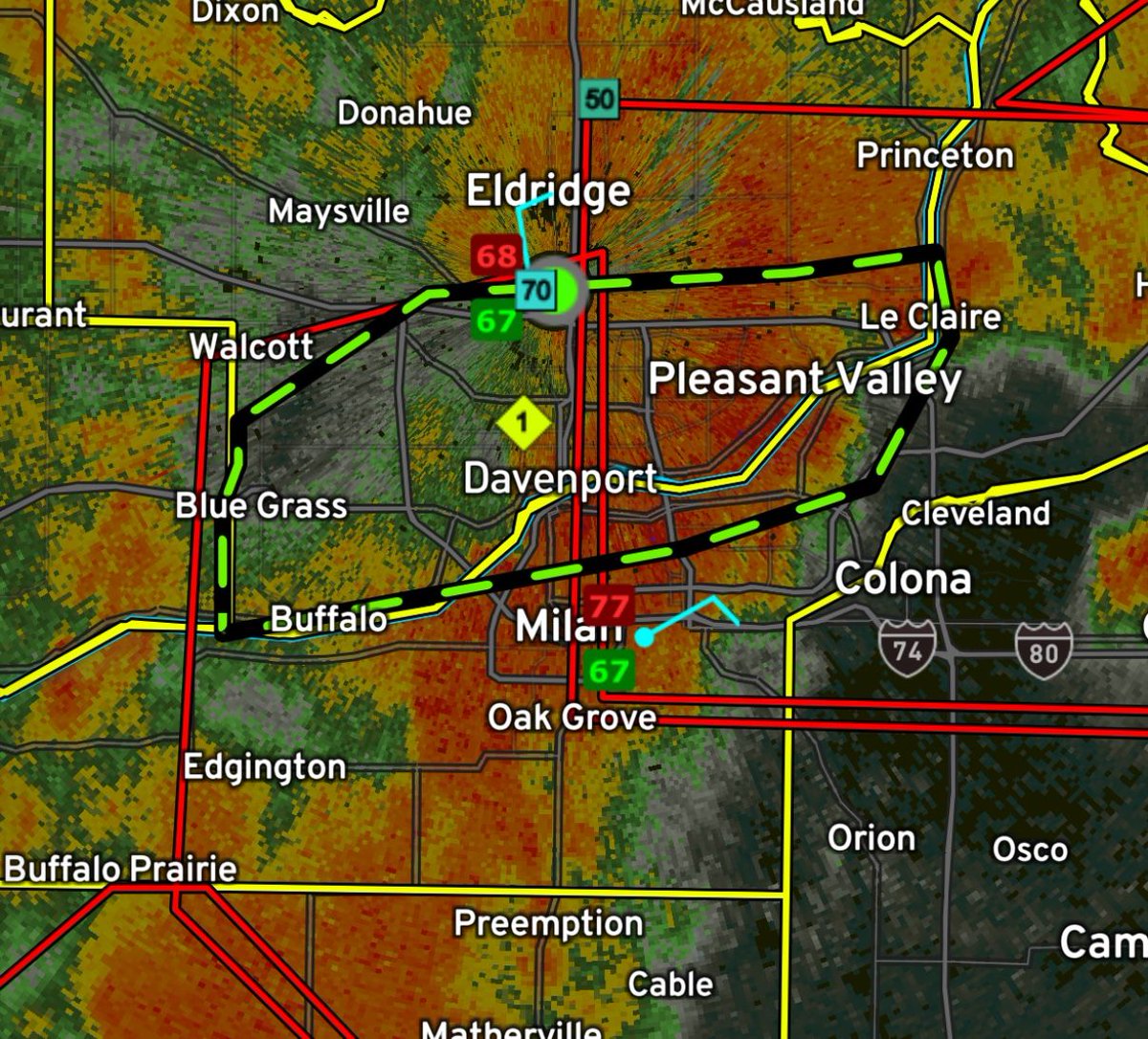 A FLASH FLOOD EMERGENCY HAS BEEN ISSUED FOR DAVENPORT, IOWA! 

Catastrophic flash-flooding has been confirmed by Emergency Managers. Buildings are actively being evacuated, with reports of multiple structures underwater! This is a LIFE THREATENING SITUATION!