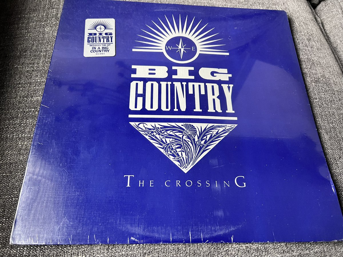 <a href="/ThatEricAlper/">Eric Alper 🎧</a> July 1983 it was released. Big sound for Big open spaces in the backyard tonight. Big Country - The Crossing
