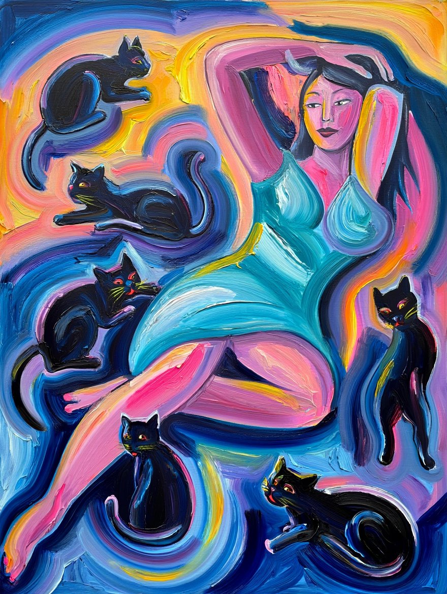 barhatovcom's tweet photo. "The Time of Cats: Heat in Moscow"
#ai #art #aiart #reveart #reveimage #barhatovaiart #cat #catsart #animalart #catlover #cats #catart #meow #digitalart #aiartwork #aiartmood #aiartcommunity #artai #BskyArt https://t.co/5VjnP2fa4f