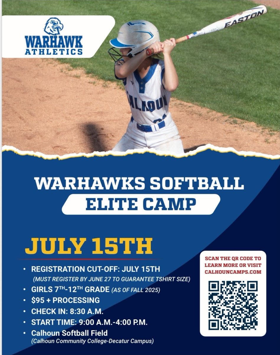 Coach_DBowling's tweet image. It's not too late to register!!! Would love to have you on campus and take a look prospective Warhawks!!! #TheProcessBegins