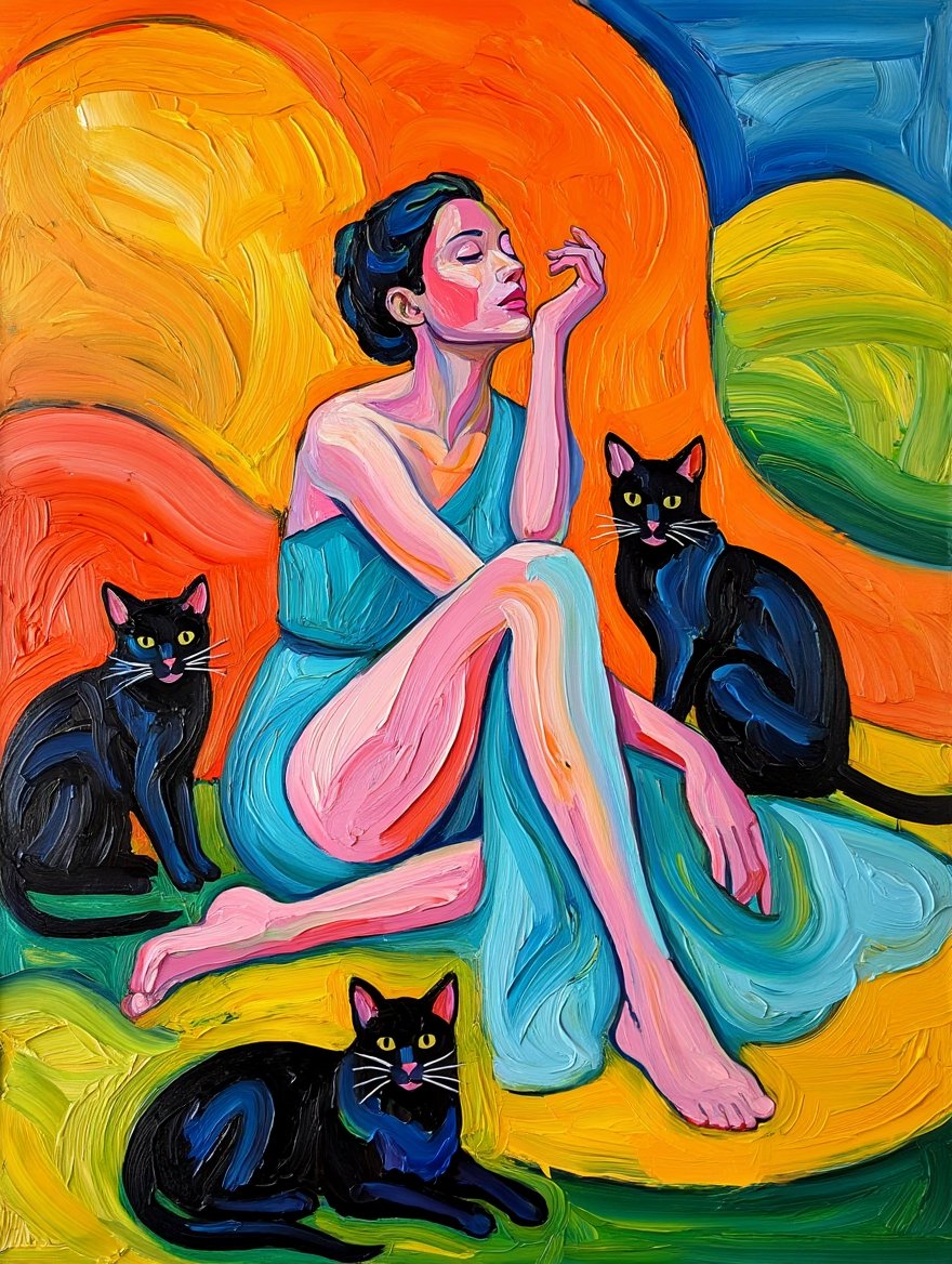 barhatovcom's tweet photo. "The Time of Cats: Heat in Moscow"
#ai #art #aiart #reveart #reveimage #barhatovaiart #cat #catsart #animalart #catlover #cats #catart #meow #digitalart #aiartwork #aiartmood #aiartcommunity #artai #BskyArt https://t.co/5VjnP2fa4f
