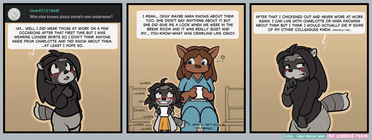 Ted and Esme answer subscribers questions, providing crucial insights on the Deep Lore of Stripes and Straps!

...Or maybe they get asked a lot of things about diapers and diaper-related activities. Does that still count as deep lore?