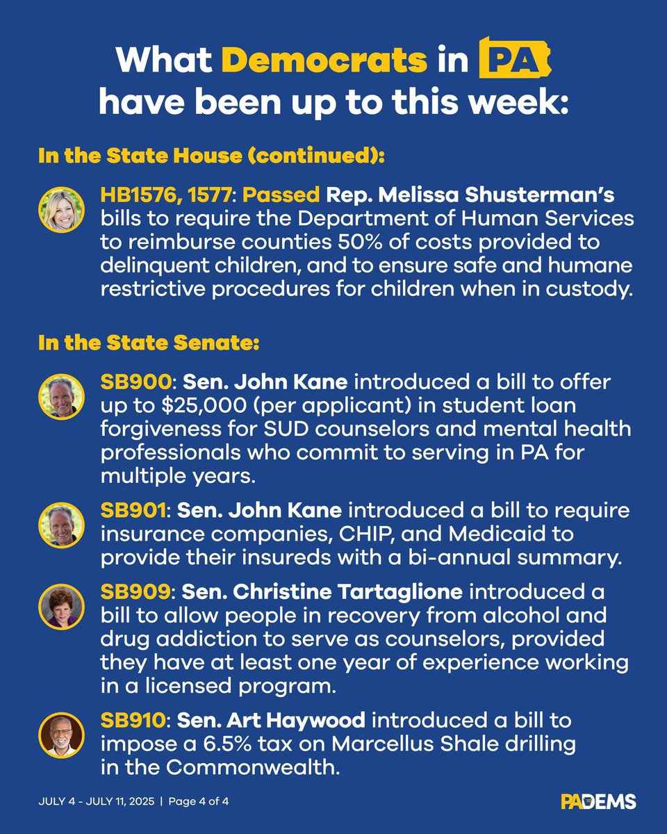 PADems's tweet image. Check out some of what Democrats in PA did this week 👀