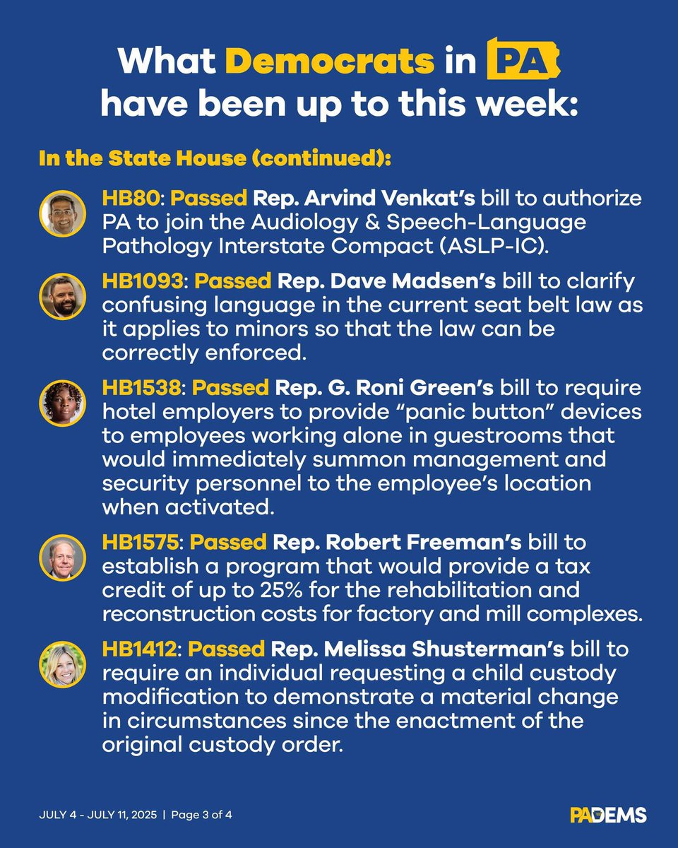 PADems's tweet image. Check out some of what Democrats in PA did this week 👀
