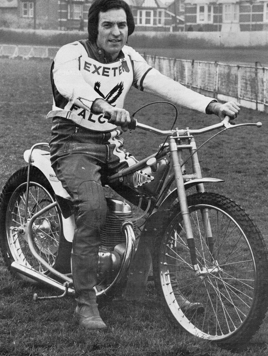 Remembering Frank Shuter who lost his life in a traffic accident OTD in 1997. Frank had his first rides @ Templeton Speedway NZ in 1963. Just 2 years later he signed for Swindon, he also raced for Poole &amp; Exeter, winning BL Championship medals with all 3 clubs. R.I.P. Frank.