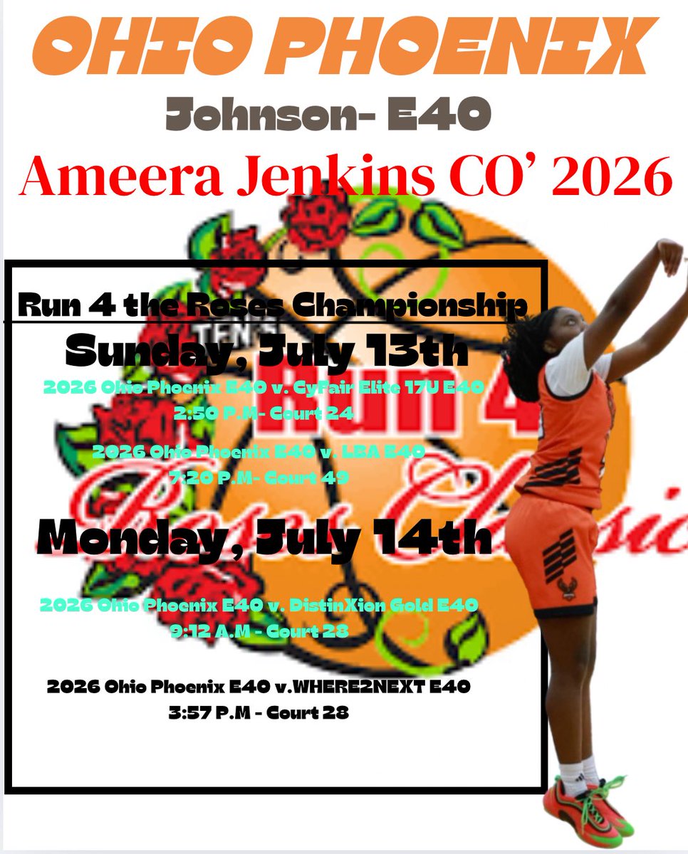 Ameera Jenkins (@ameera_jenkins) on Twitter photo On the road to Louisville, KY
Run 4 the Roses Championship
<a href="/PhoenixBBallAAU/">Mid-Ohio Phoenix/Ohio Phoenix AAU</a> <a href="/TFNsRun4Roses/">TFN's Run 4 Roses</a> On the road to Louisville, KY
Run 4 the Roses Championship
<a href="/PhoenixBBallAAU/">Mid-Ohio Phoenix/Ohio Phoenix AAU</a> <a href="/TFNsRun4Roses/">TFN's Run 4 Roses</a>