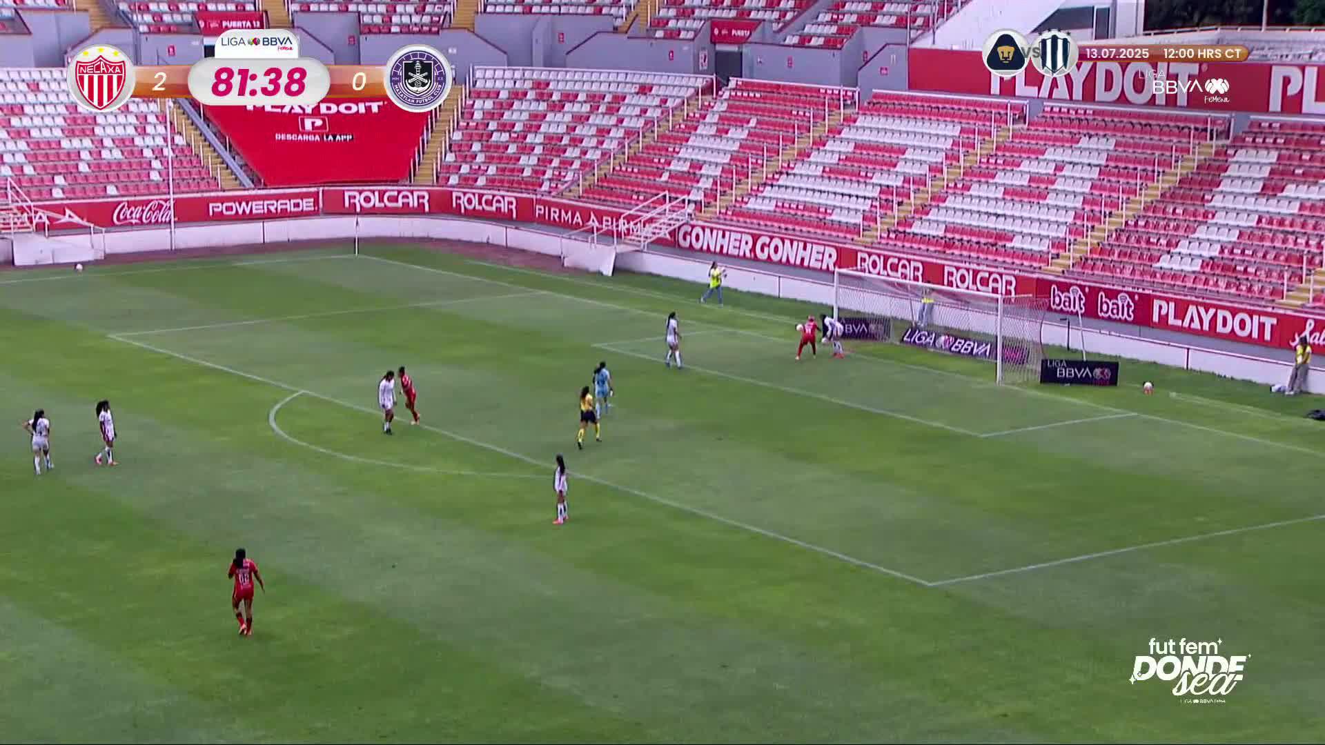¡Gooooooooool de @MazatlanFem! 🔥Llegó el primero de las Cañoneras en el Apertura 2025. #NuestroFutFem I #FutFemDondeSea