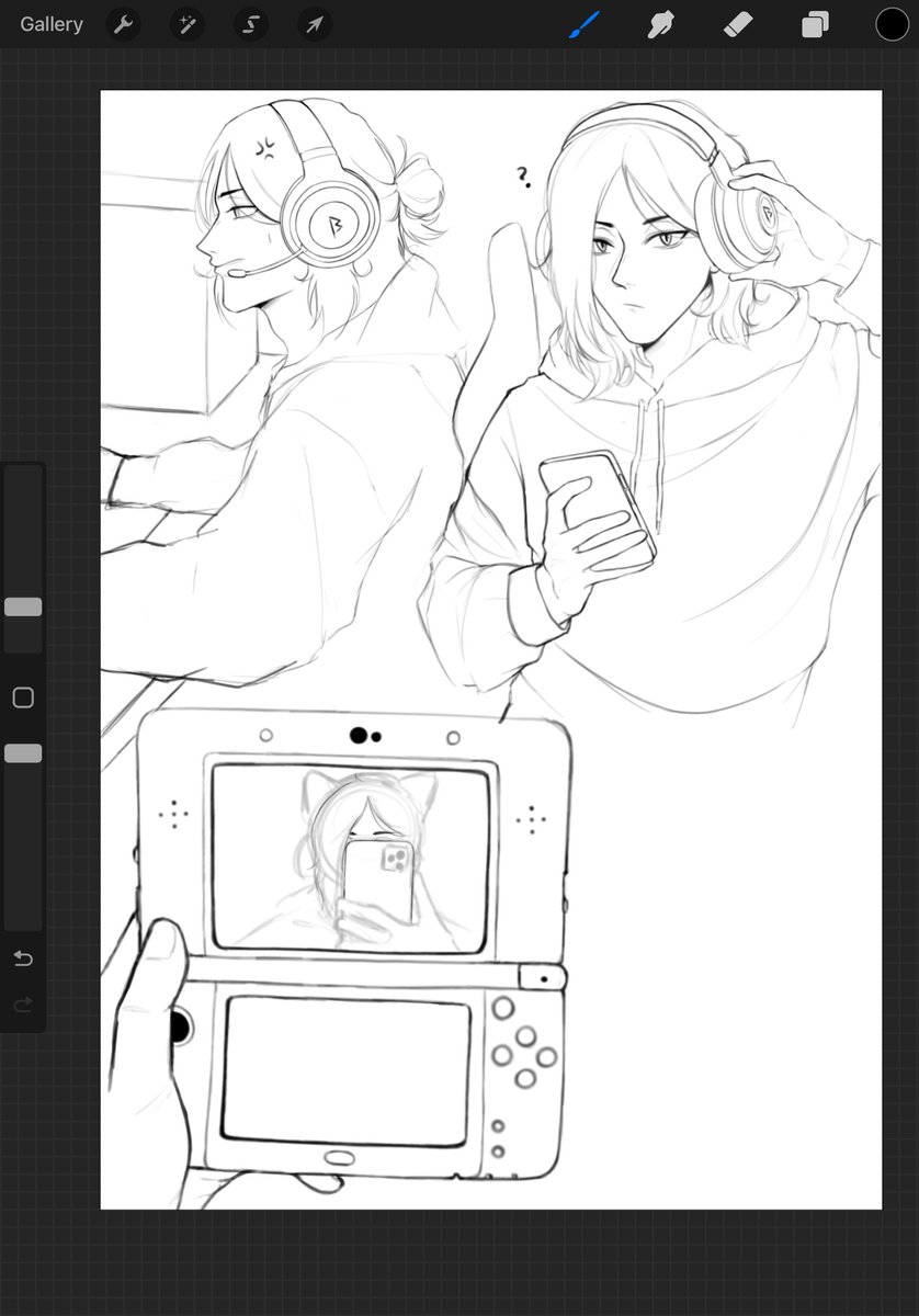 pequitaskun's tweet image. Kinda liking how kenma is turning out
