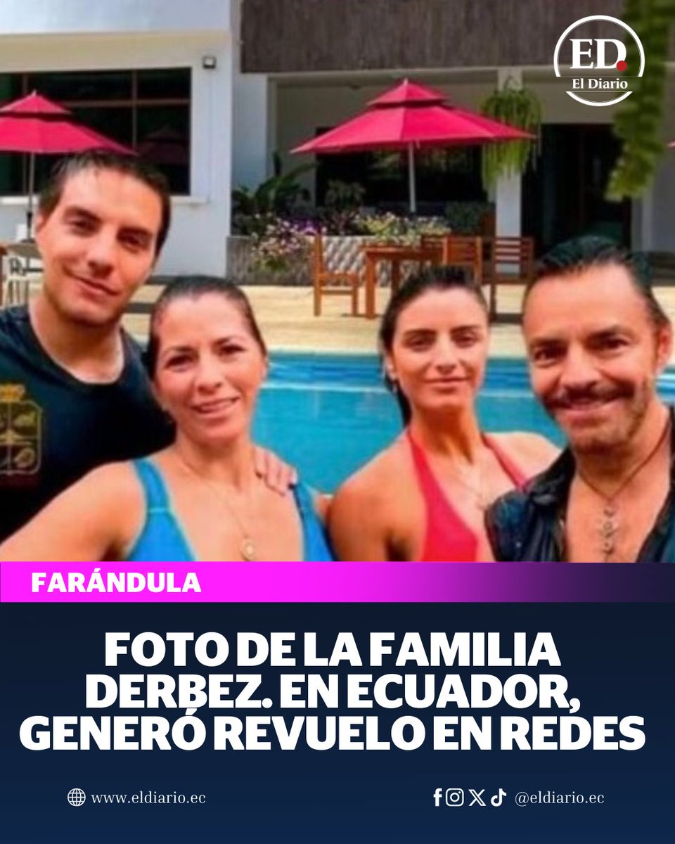 eldiarioec's tweet image. #Espectáculos | Supuestamente los #Derbez visitaron #Galápagos
► ow.ly/41I250WoEJi