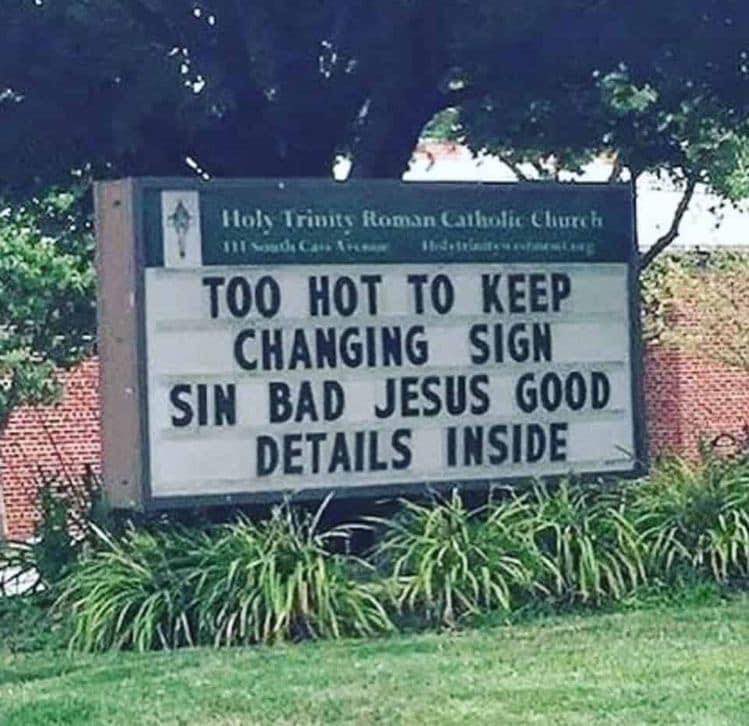 It is hot in many parts of the USA and beyond, good for a laugh…