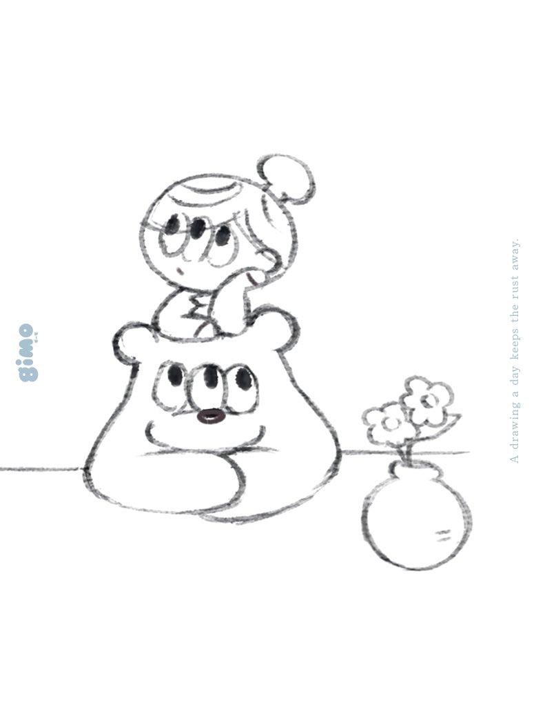 🍉iPad&amp;プロクリ2日目🍉
鉛筆みたいなペン発見。
ほんと紙に描いたみたい。
すごいな〜✨✨✨