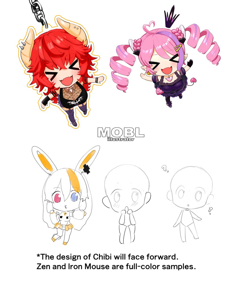 MOBL_1's tweet photo. ๐ฌART RAFFLE๐ฌ
To celebrate 1st anniversary of my #VGen (art site), I will hold a special #artraffle !
๐ 1 winner will receive a custom character & Outfits design +Chibi
How to join:
๐๏ธ Like + Repost+ Follow me
๐๏ธMy VGen Follow ๏ผhttps://t.co/LlaF0UuGMX
๐๏ธEnds ๏ผ July 25ใGood luck!!
#Giveaway #characterdesign