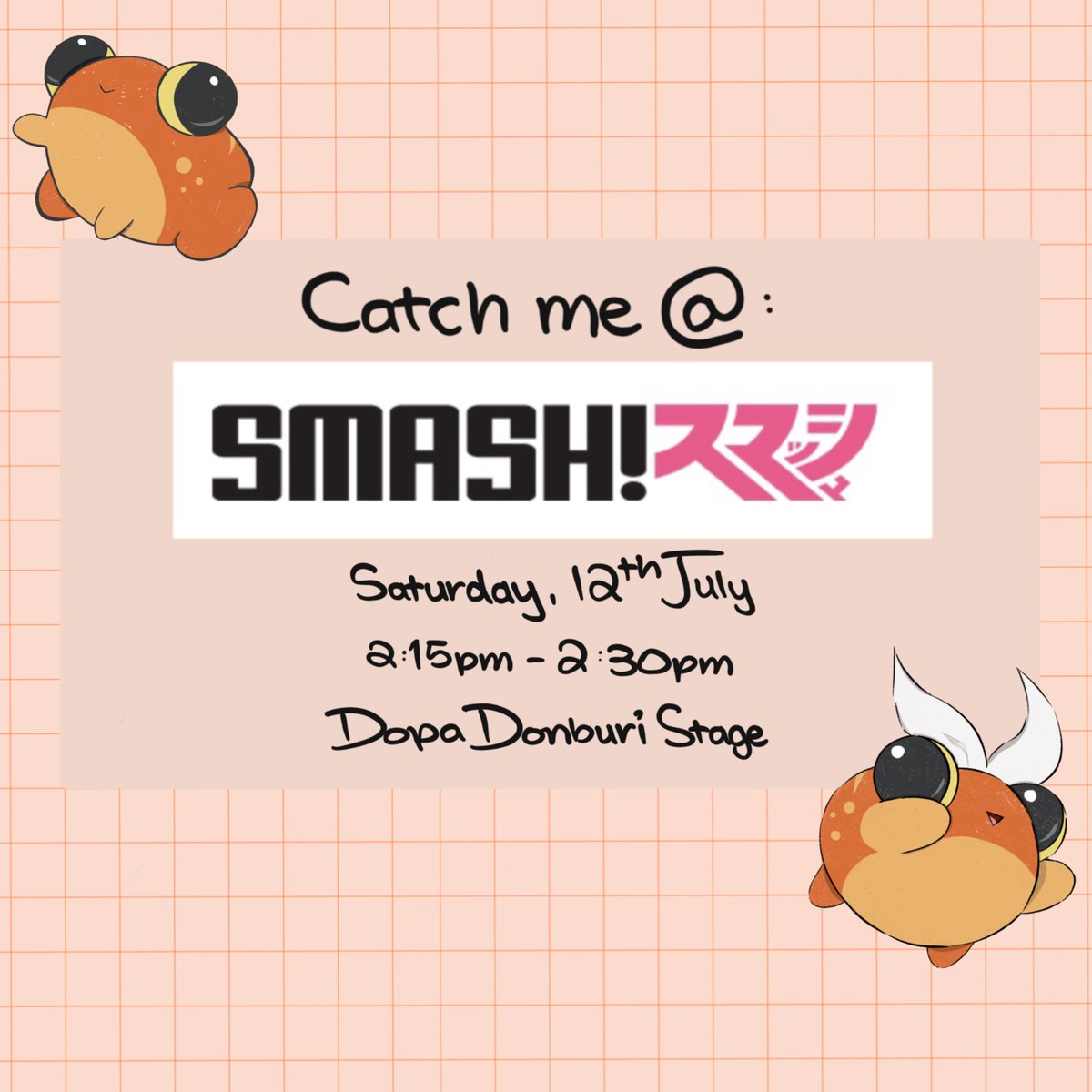 Forgot to mention but I’m performing at #smashcon2025 today. Oops.