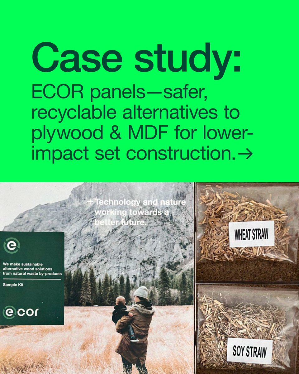 🌿 S.E.A. supported <a href="/ADG800/">Art Directors Guild</a>’s Green Committee on a case study testing ECOR panels—safer, recyclable alternatives to plywood &amp; MDF—for lower-impact set construction.

Read more: digital.copcomm.com/i/1535796-may-…