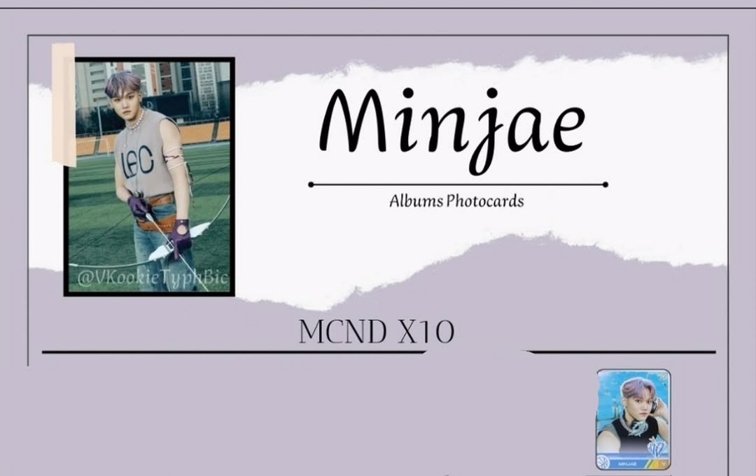 Y_Matth3w's tweet photo. Major iso MCND X10 album pc please help a boy out
also looking for PC from MCND age to X10 dm me if you have any
#mcndwtb #mcndwtt #mcndiso #kpopwtb #kpopiso https://t.co/1QRRHdUH0e