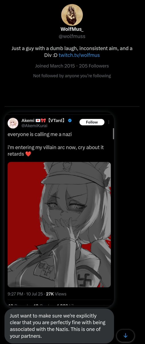 And another.

This isn't even fun to point out anymore. Everyone's mocking people like you. Since you've called every possible thing under the sun nazi or nazi adjacent, everyone just mocks it now.

"Nazi" has become synonymous with "person who does anything that I don't like."