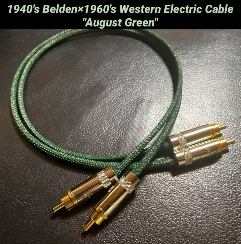rcaケーブル ビンテージ　Western Electric Belden AudioShopBrownSugar on X: 