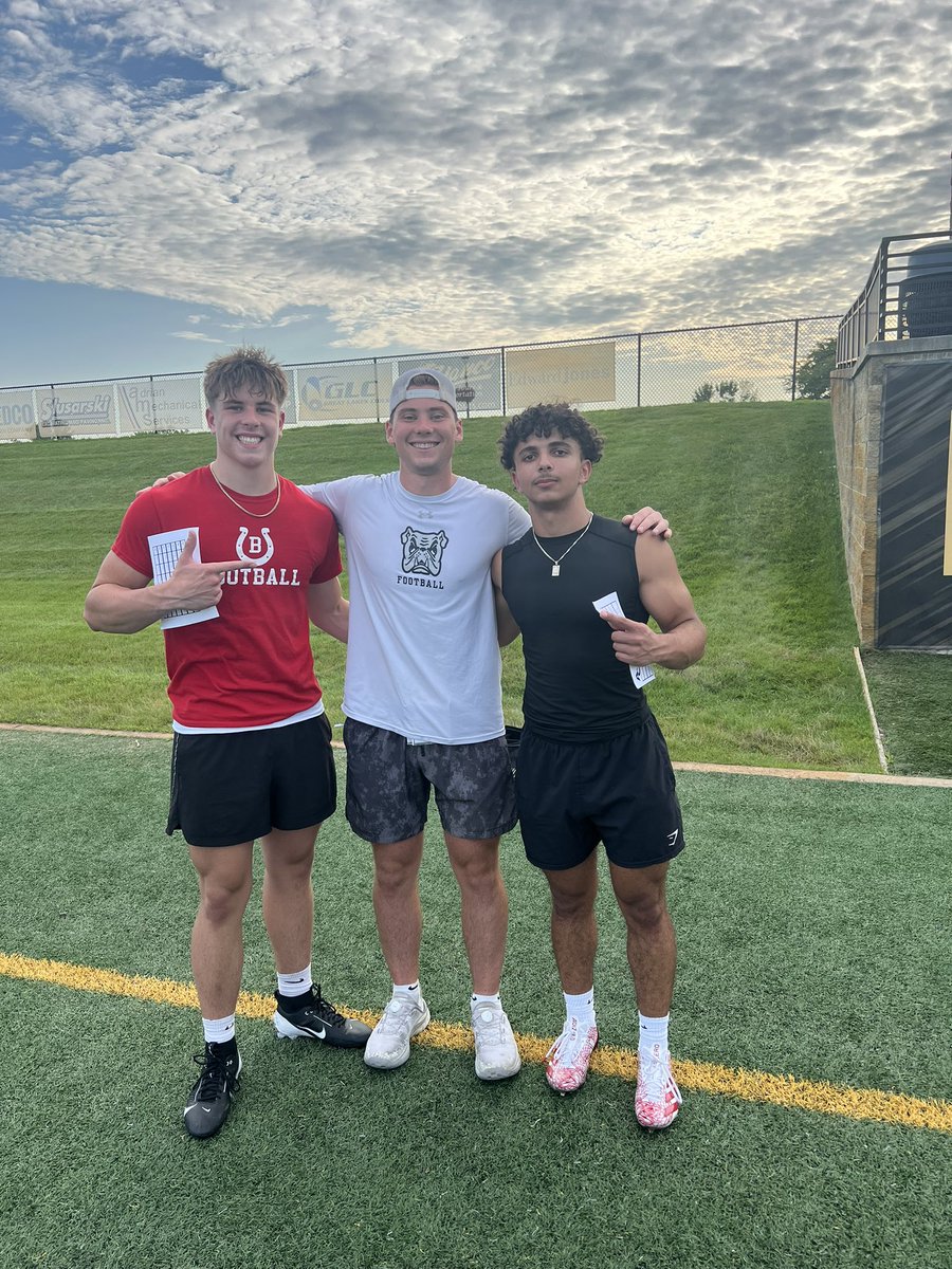 I had a great time at the Adrian football camp, thank you coach <a href="/Coach_Palka/">Joe Palka</a> for the opportunity to showcase my skills today. <a href="/ReimSean/">Sean Reim</a> <a href="/AdrianCollegeFB/">Adrian College Football</a>