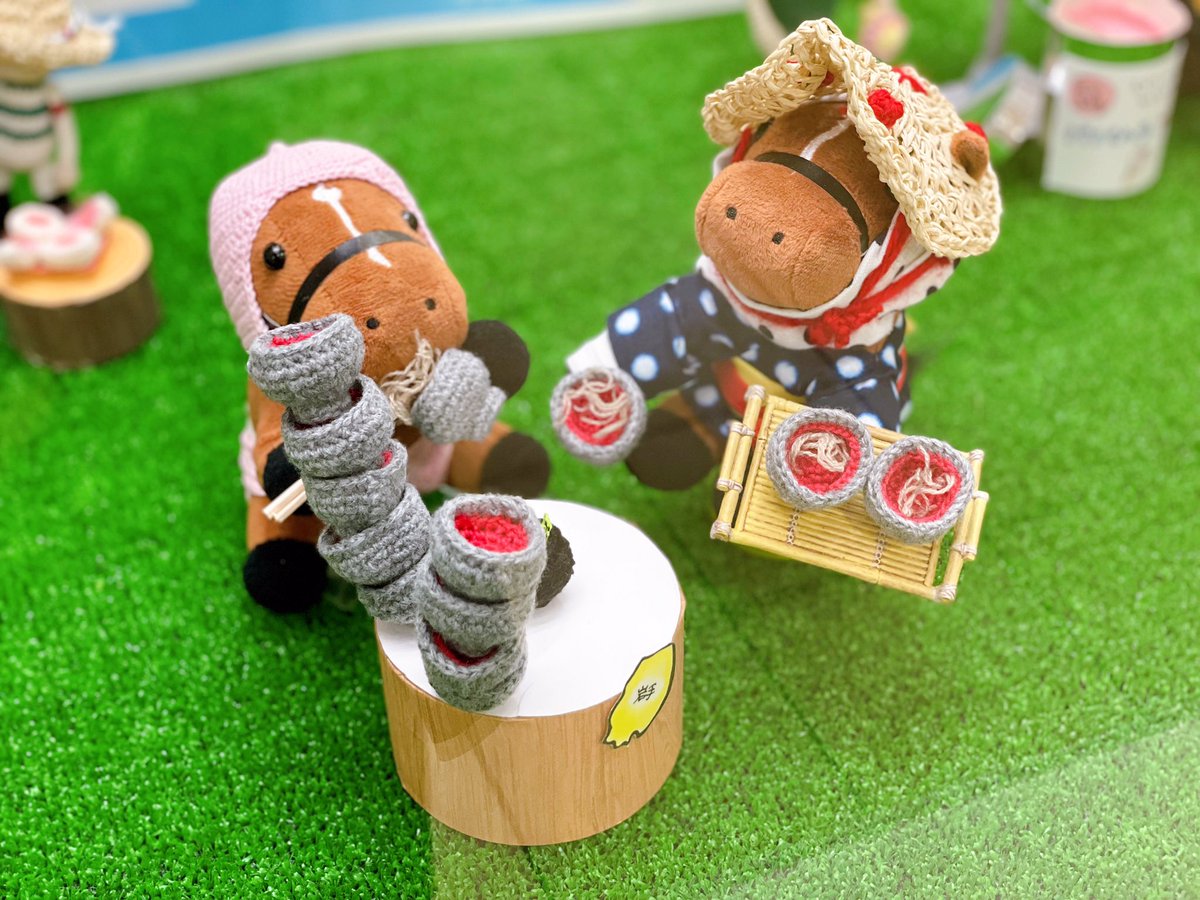 おはようございます☀福島競馬場です！ ターフィーショップ前