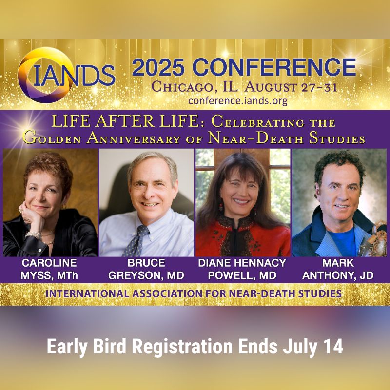 IANDS is celebrating their 50th anniversary of groundbreaking research with a special event, Life After Life: Celebrating the Golden Anniversary of Near-Death Studies.

Learn more and register: noetic.org/event/2025-ian…