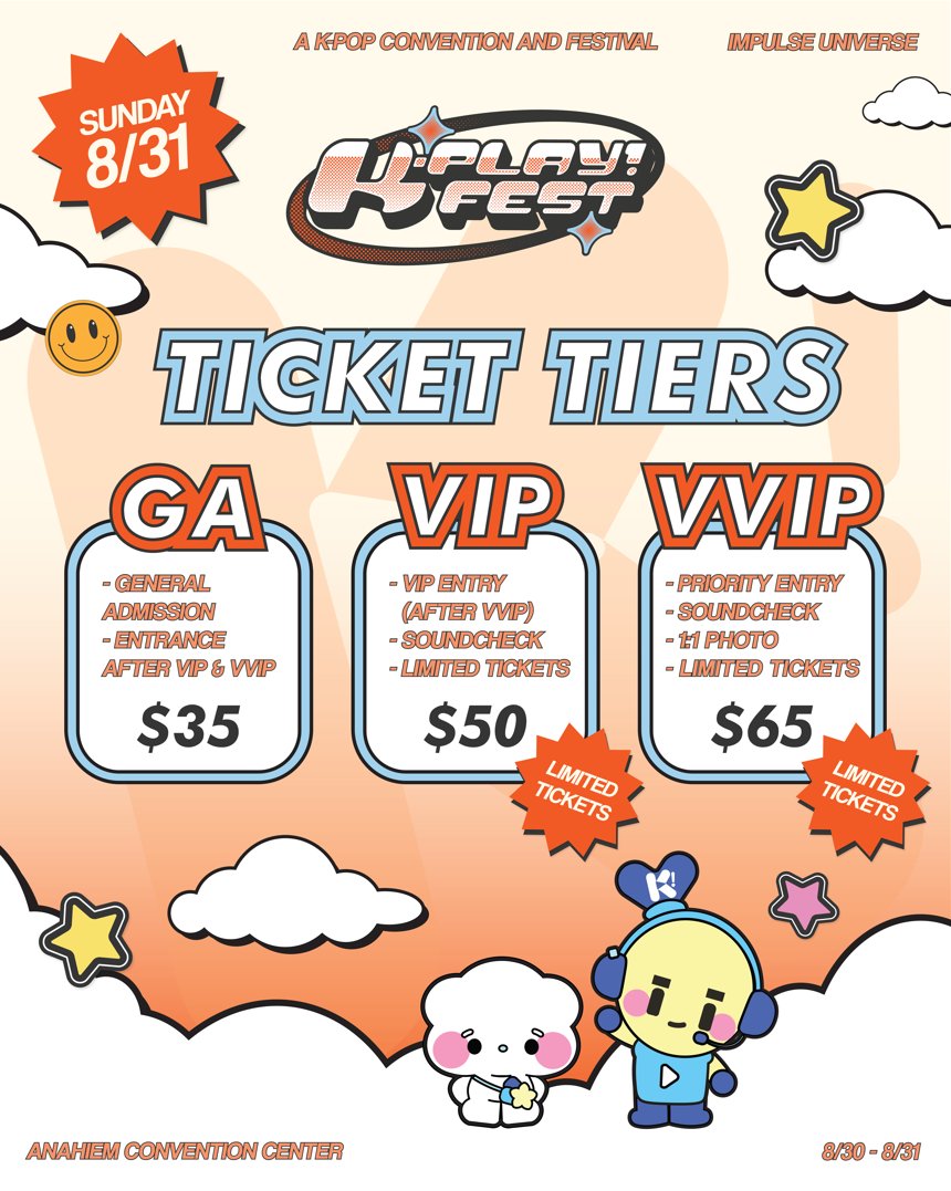 kplayfest's tweet photo. ARE YOU READY TO VIBE WITH A 🔝 TIER ARTIST?
MEET SUNKIS ☀️ AT #kplayfestoc! He's bringing the energy 🤩 and iconic hits you don't want to miss!
❤️ Stay tuned cause this is just the beginning! 😉
🎟️ Tickets are now LIVE at https://t.co/cCrdjMfXr7
#sunkis #kplayfest #concert https://t.co/hadtjOt1r1