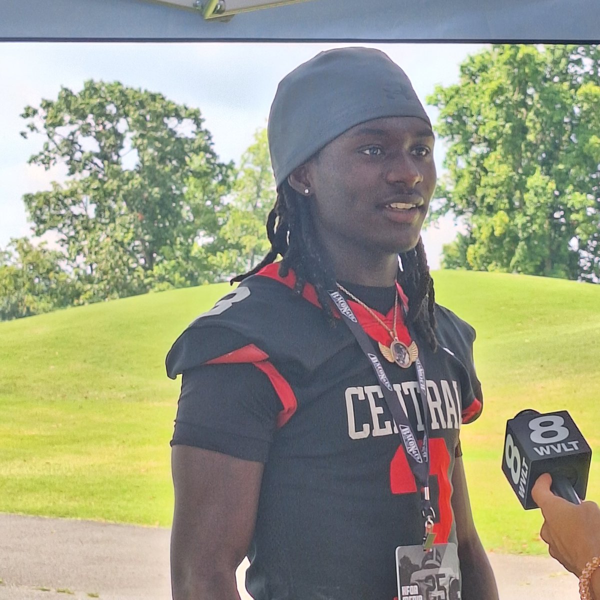 CB45 Sport Show (@cb451983_chad) on Twitter photo Central Bobcats Wide Receivers <a href="/JavastonB/">Javaston Badgett Jr</a> at KFOA Media Day at Three Ridge Golf Course!! Central Bobcats Wide Receivers <a href="/JavastonB/">Javaston Badgett Jr</a> at KFOA Media Day at Three Ridge Golf Course!!