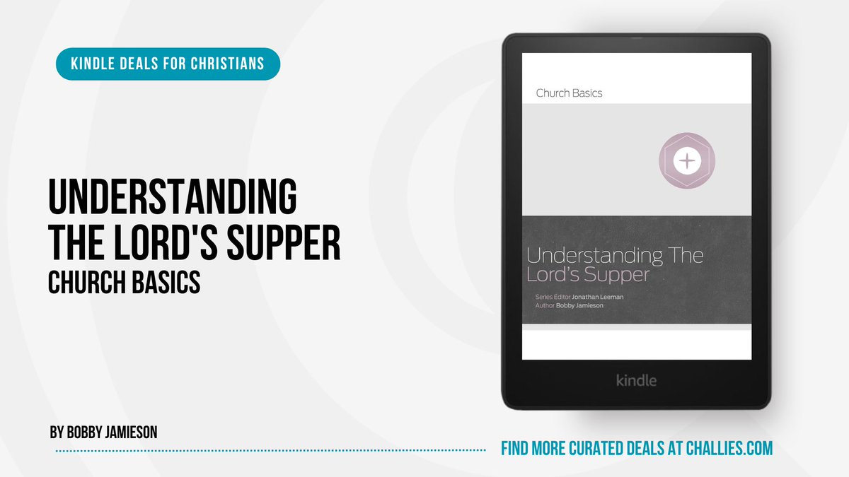 challiesdeals's tweet image. Kindle Deal: Understanding The Lord's Supper by Bobby Jamieson (@bobby_jamieson). challies.com/kindle-deals-f… #ad