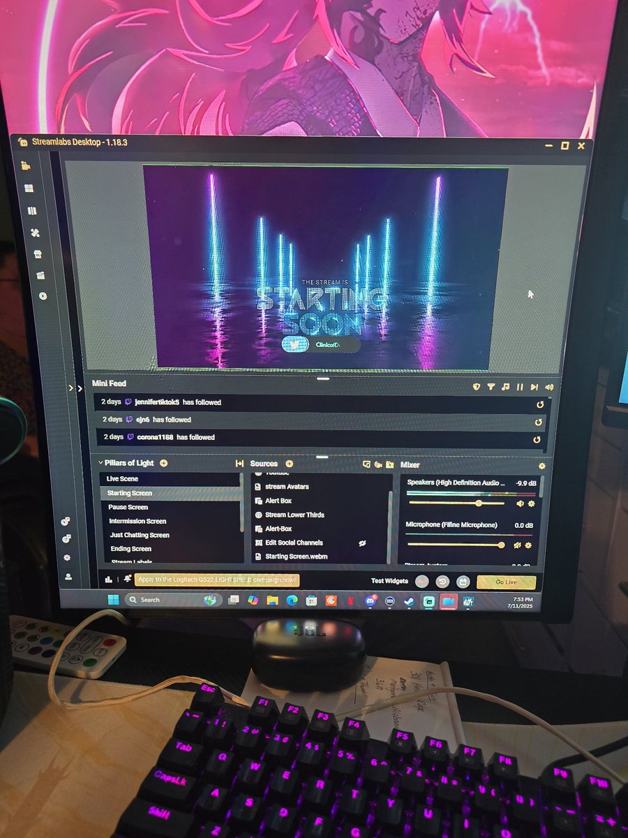 Hey everyone, im going to be Live in 15 mins! So come stop for some crazy fun while we play Raft. All are welcomed. Twitch.tv/ClinicalDepres…