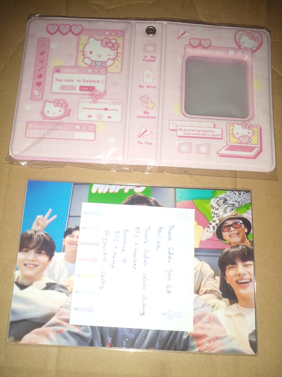 bucen jekey (@aiilofiuuu_) on Twitter photo Happy mail's
Haloo kak <a href="/JJkookie_cooky/">A.Kookie || Akagami ||</a> mau ngabarin kalau kolbuk lucunya sudah sampai dengan aman di aku 🥰💕💜 terimakasih atas GAnya ya kak semoga kakak senantiasa dilimpahkan segala kebahagiaan amiinn ya Allah 🤲 Happy mail's
Haloo kak <a href="/JJkookie_cooky/">A.Kookie || Akagami ||</a> mau ngabarin kalau kolbuk lucunya sudah sampai dengan aman di aku 🥰💕💜 terimakasih atas GAnya ya kak semoga kakak senantiasa dilimpahkan segala kebahagiaan amiinn ya Allah 🤲