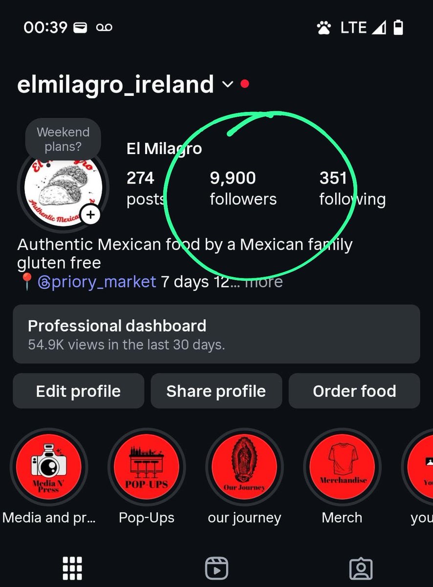 Este es el negocio de mi hijo. Podrían ayudarle por favor para llevar a las pos 10 K seguidores en Instagram   Por fa !!  Gracias totales