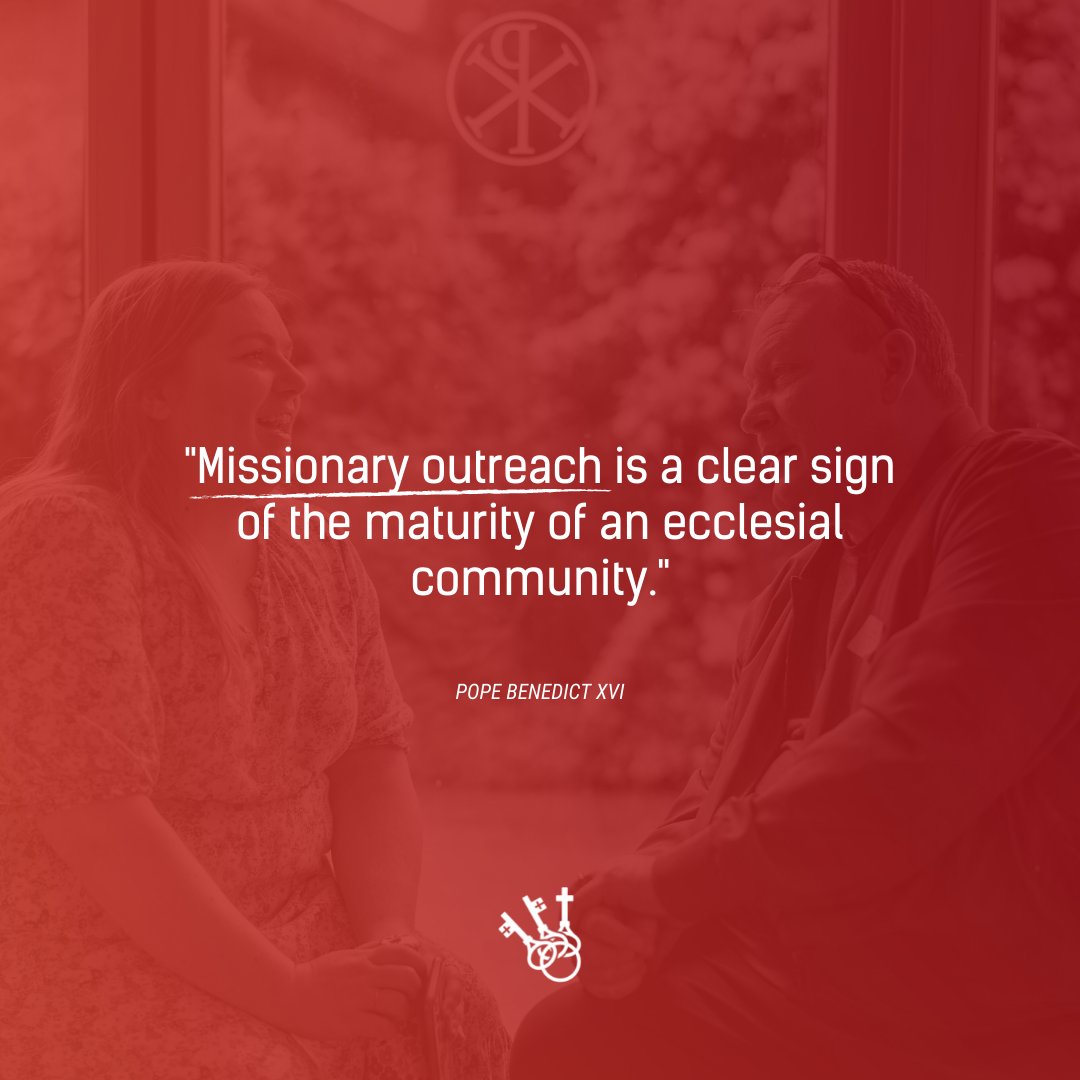 "In no way can the Church restrict her pastoral work to the 'ordinary maintenance' of those who already know the Gospel of Christ...The Church must go out to meet each person in the strength of the Spirit."

Pope Benedict XVI