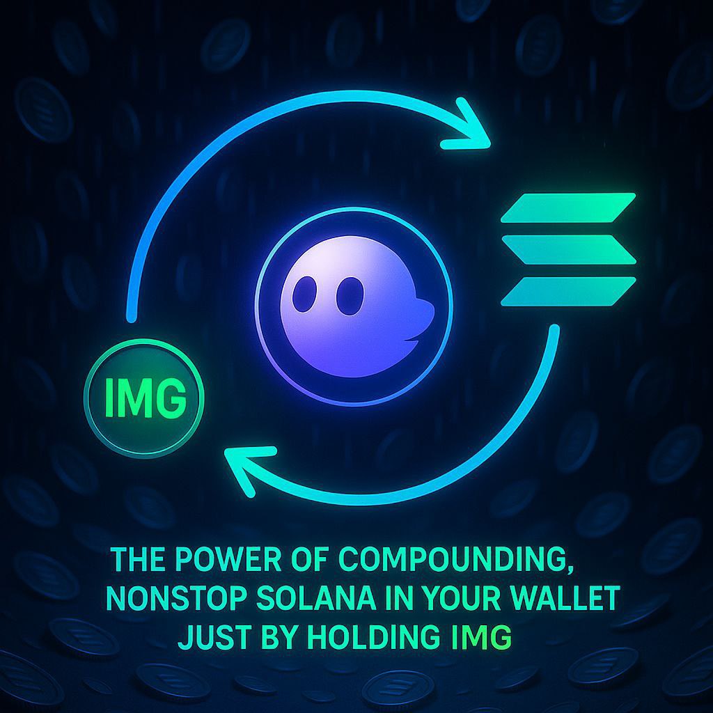 <a href="/solana/">Solana</a> I earn $SOL for holding $IMG , it doesn’t get better than this 😍