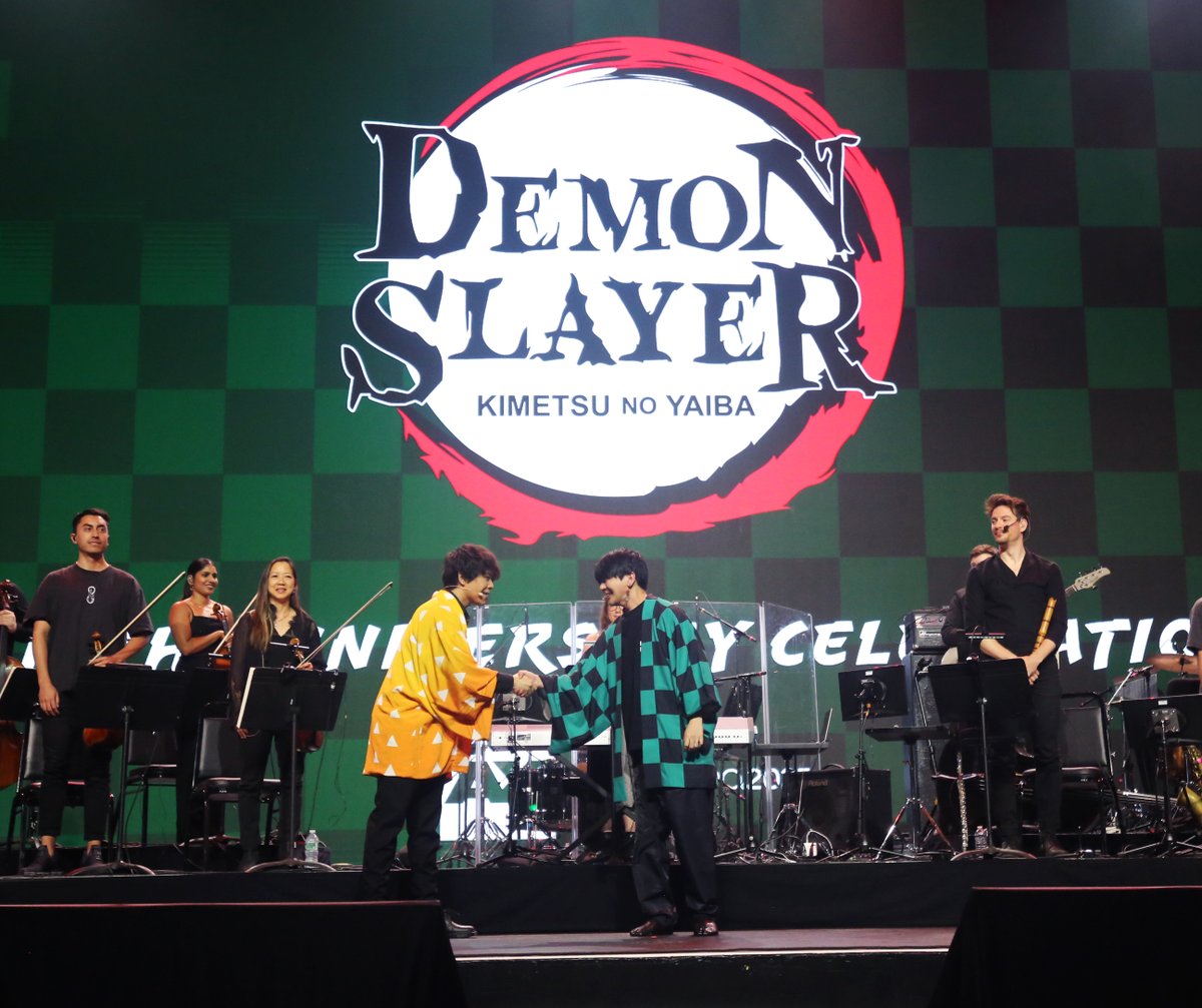 DemonSlayerUSA's tweet image. ✨ ANIME EXPO HIGHLIGHTS ✨
Highlights from the Demon Slayer: Kimetsu no Yaiba Sixth Anniversary Celebration at @AnimeExpo 🎵
📷: Natsuki Hanae (@hanae0626) & Aleks Le (@alekslevo)
#AX2025