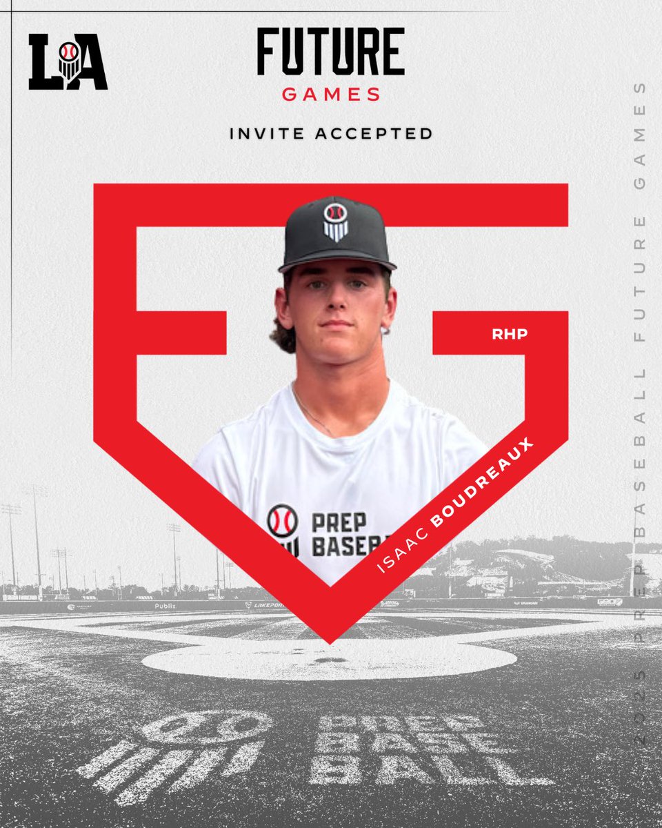 Prep Baseball Louisiana (@prepbaseballla) on Twitter photo ๐๏ธ ๐๐๐๐๐ฒ๐๐ญ๐ญ๐, ๐๐ โก๏ธ ๐๐ฆ๐๐ซ๐ฌ๐จ๐ง, ๐๐
โ27 Isaac Boudreaux (Teurlings Catholic HS) is headed to <a href="/LakePointSports/">LakePoint Sports</a> to represent the #BootBoys at the 2025 <a href="/prepbaseball/">Prep Baseball</a> Future Games.
Boudreaux is one of the top right-handed pitchers in the stateโs 2027 class. #BeSeen ๐๏ธ ๐๐๐๐๐ฒ๐๐ญ๐ญ๐, ๐๐ โก๏ธ ๐๐ฆ๐๐ซ๐ฌ๐จ๐ง, ๐๐
โ27 Isaac Boudreaux (Teurlings Catholic HS) is headed to <a href="/LakePointSports/">LakePoint Sports</a> to represent the #BootBoys at the 2025 <a href="/prepbaseball/">Prep Baseball</a> Future Games.
Boudreaux is one of the top right-handed pitchers in the stateโs 2027 class. #BeSeen