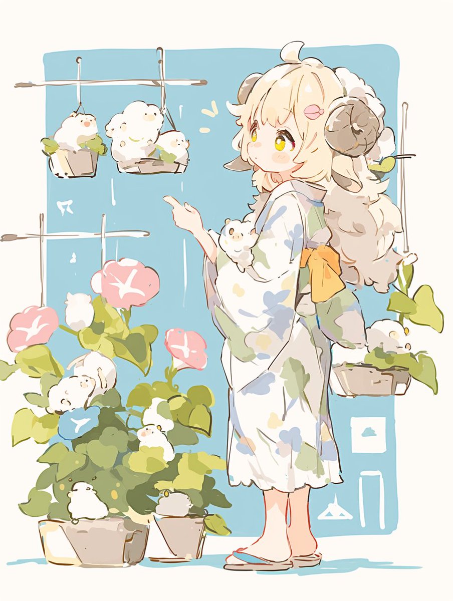 みなさーんっ、おはにゃー♪
イベント開催中にゃ♪良かったら参加してくださいね♪
今日も暑い一日になりそうですが身体に気を付けていきましょう♪
それでは今日も一日よろしくお願いしますね♪
＃AIイラスト羊姉さん