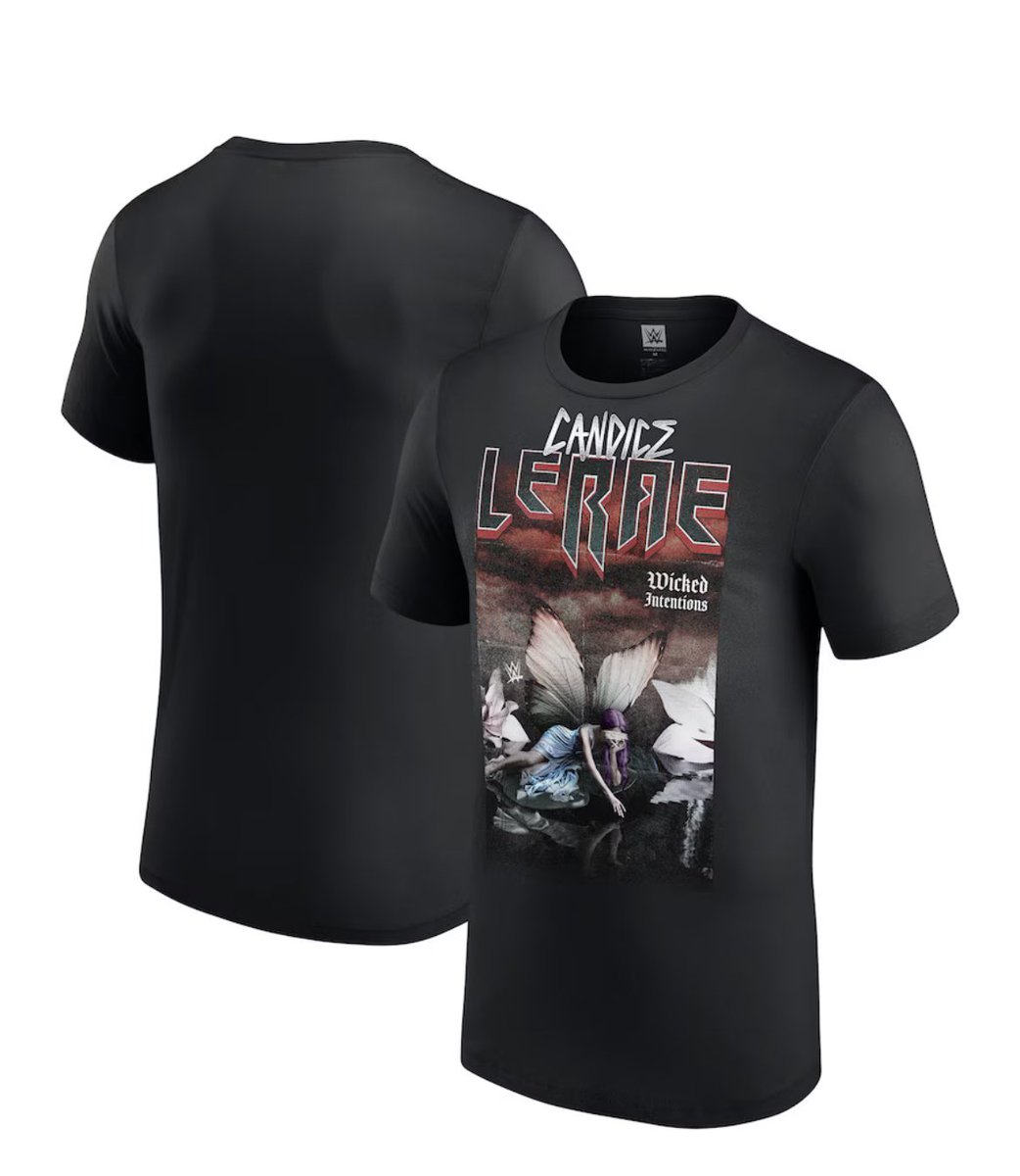 NEW CANDICE SHIRT IN ALMOST 3 YEARS! 🧚‍♀️💜

Get yours here: 
shop.wwe.com/en/mens-black-…