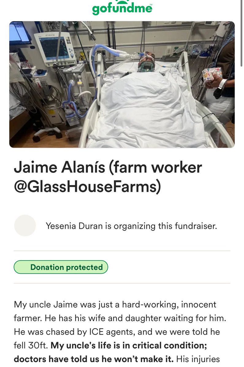 You can donate to the family of Jaime Alanis (Camarillo farm worker) here: