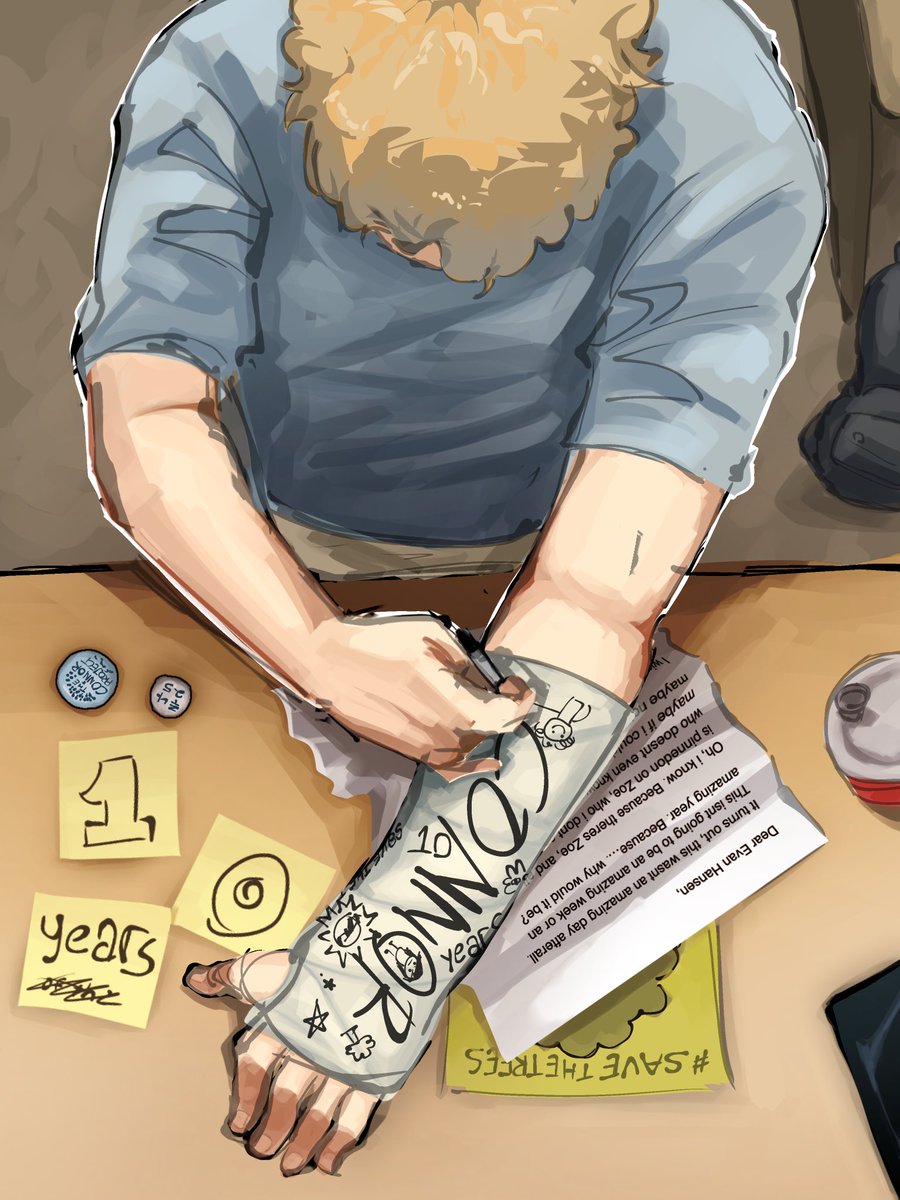 runa_fteru's tweet image. first post for this acc thinga majig,
Dear Evan Hansen’s 10th anniversary 🗣️
#DearEvanHansen #Musical #fanart oh yeah