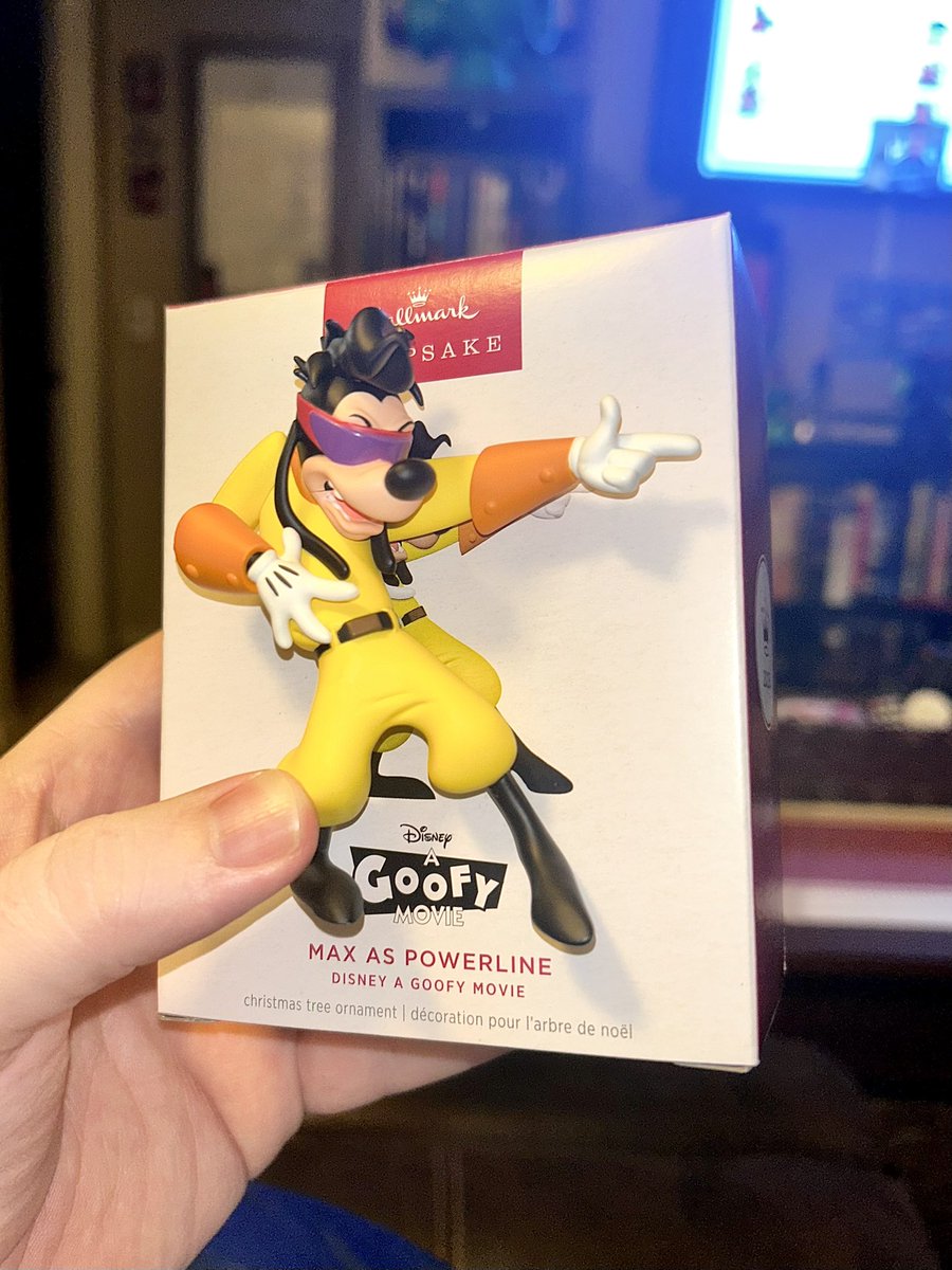lanterncast's tweet image. Picked up my @Hallmark @Disney #GoofyMovie Keepsake ornament tonight! So glad I preordered!
