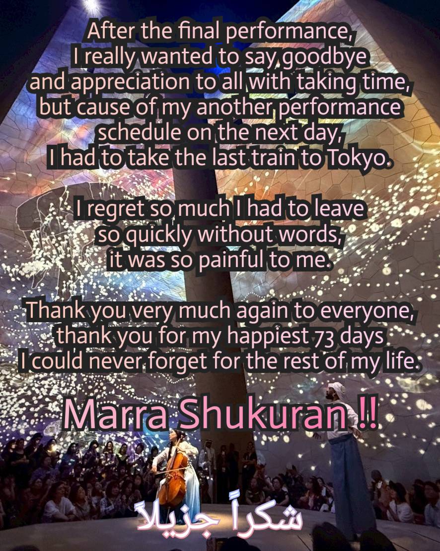 manami_hirai's tweet image. My heartfelt thanks to all of you.
#EXPO2025 
#大阪万博
#サウジアラビア館