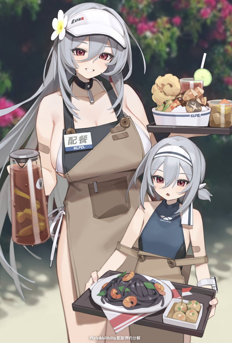 #オリジナルイラスト 
战斗剧情后的夏日活动
Summer event！