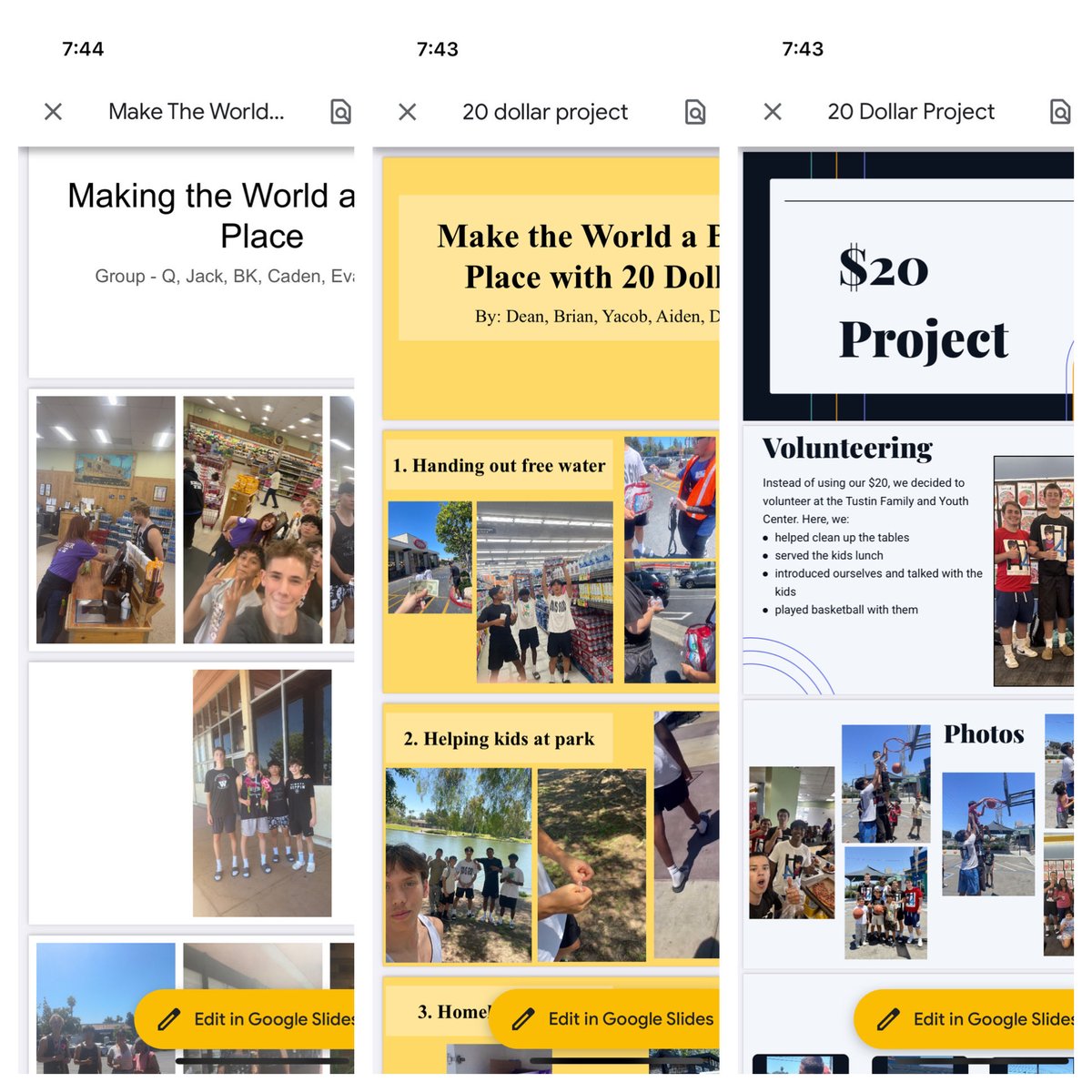 What a great day to coach. Players presented what they did w $20 to better the 🌎. One group brought 🌹 and handed them out. One group did the same w bottled 💦. One group gave me back my 💴 and volunteered in Tustin w youth. We can all make the 🌎 a better place. Hawk Way!