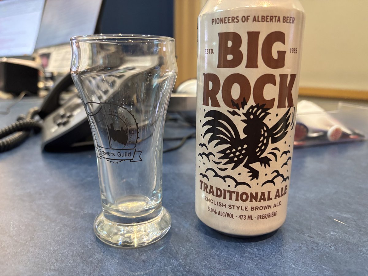Today on my CBC Radioactive beer column we celebrated the 40th anniversary of the trail blazing ⁦<a href="/BigRockBrewery/">bigrockbrewery</a>⁩. Happy birthday, BR, you are now officially middle aged. ⁦<a href="/JessicaNgCBC/">Jessica Ng 吳 芮 芬</a>⁩