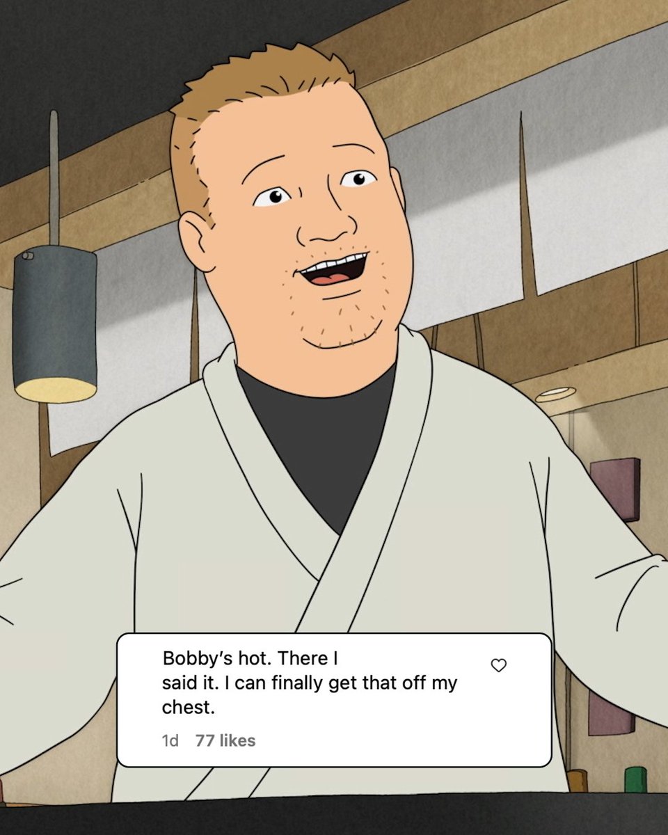 kingofthehill's tweet image. Fresh off the grill. Watch the all new season of #KingOfTheHill Aug 4 on @hulu and with #HuluOnDisneyPlus.