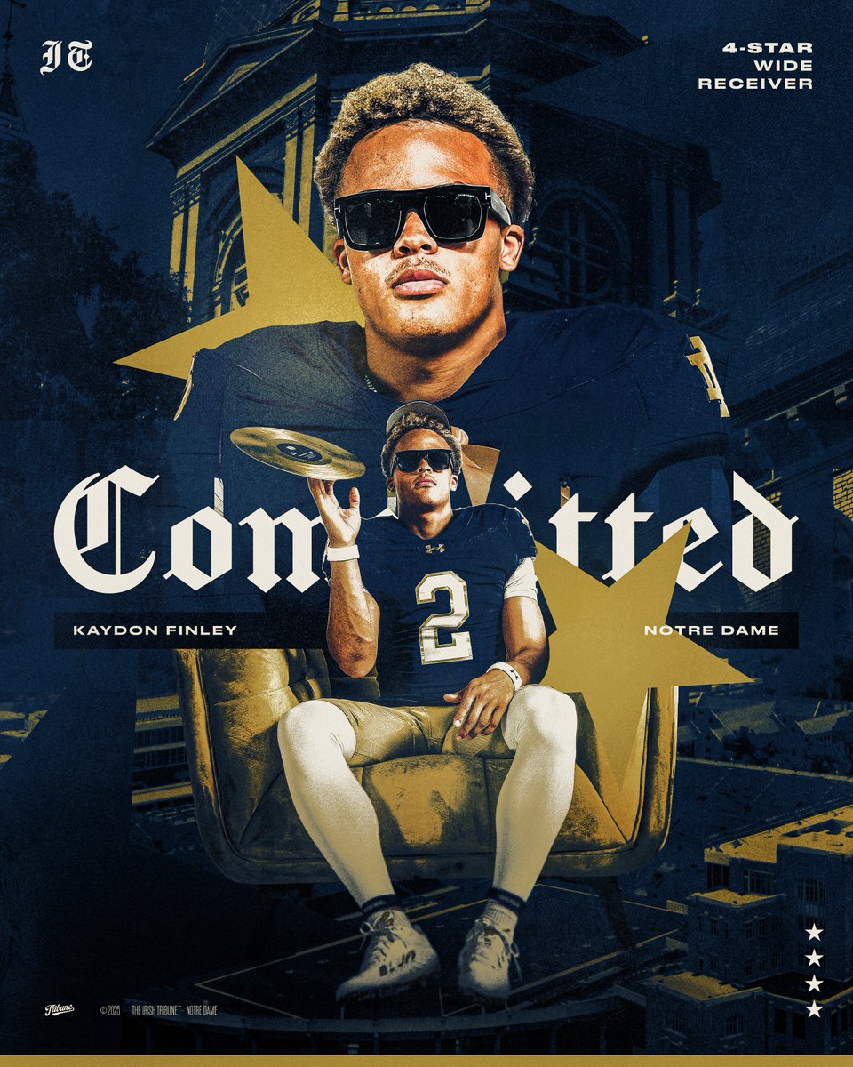 Luciano Antonini (@lucciantonini) on Twitter photo 4๏ธโฃ commitments = 4๏ธโฃ bangers
Itโs been a busy seven days for recruiting with the commitments of Nick Reddish, Brayden Robinson, Devin Fitzgerald, and Kaydon Finley.
<a href="/TheIrishTribune/">The Irish Tribune</a>โs got you covered for all things Notre Dame recruiting.
Graphical excellence โ๏ธ 4๏ธโฃ commitments = 4๏ธโฃ bangers
Itโs been a busy seven days for recruiting with the commitments of Nick Reddish, Brayden Robinson, Devin Fitzgerald, and Kaydon Finley.
<a href="/TheIrishTribune/">The Irish Tribune</a>โs got you covered for all things Notre Dame recruiting.
Graphical excellence โ๏ธ