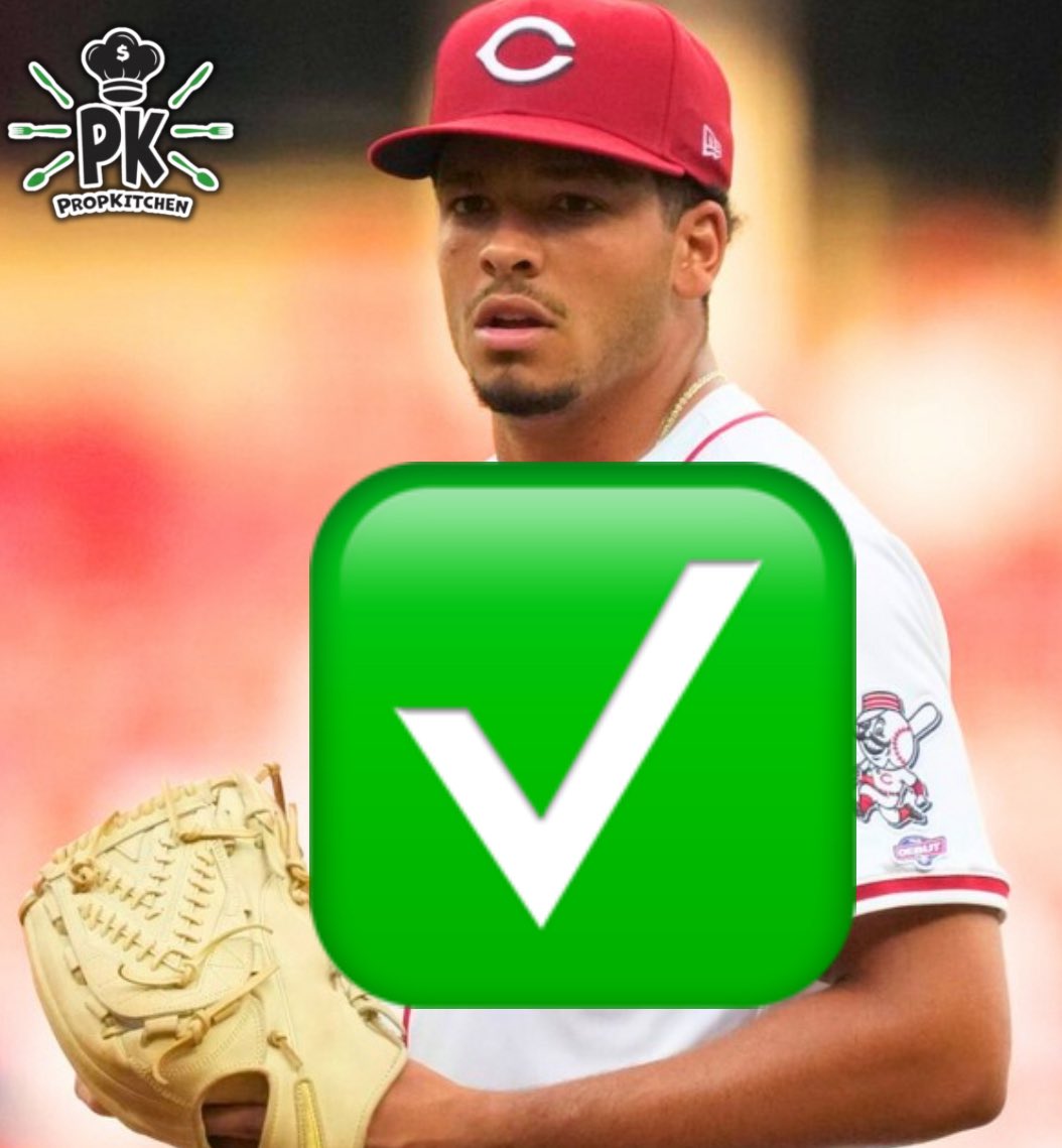 Chase Burns “O” 6.5 Ks ✅

Cashes with EASE! Gives us a 1-0 start. Love seeing a community spot go green 🤑

❤️ IF YOU CASHED!