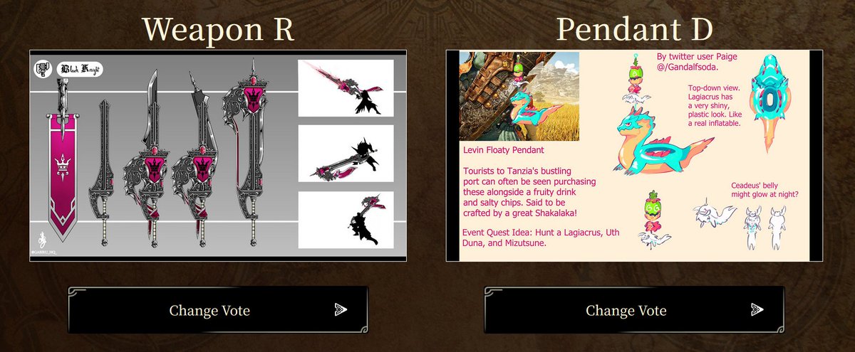 The correct voting selection.